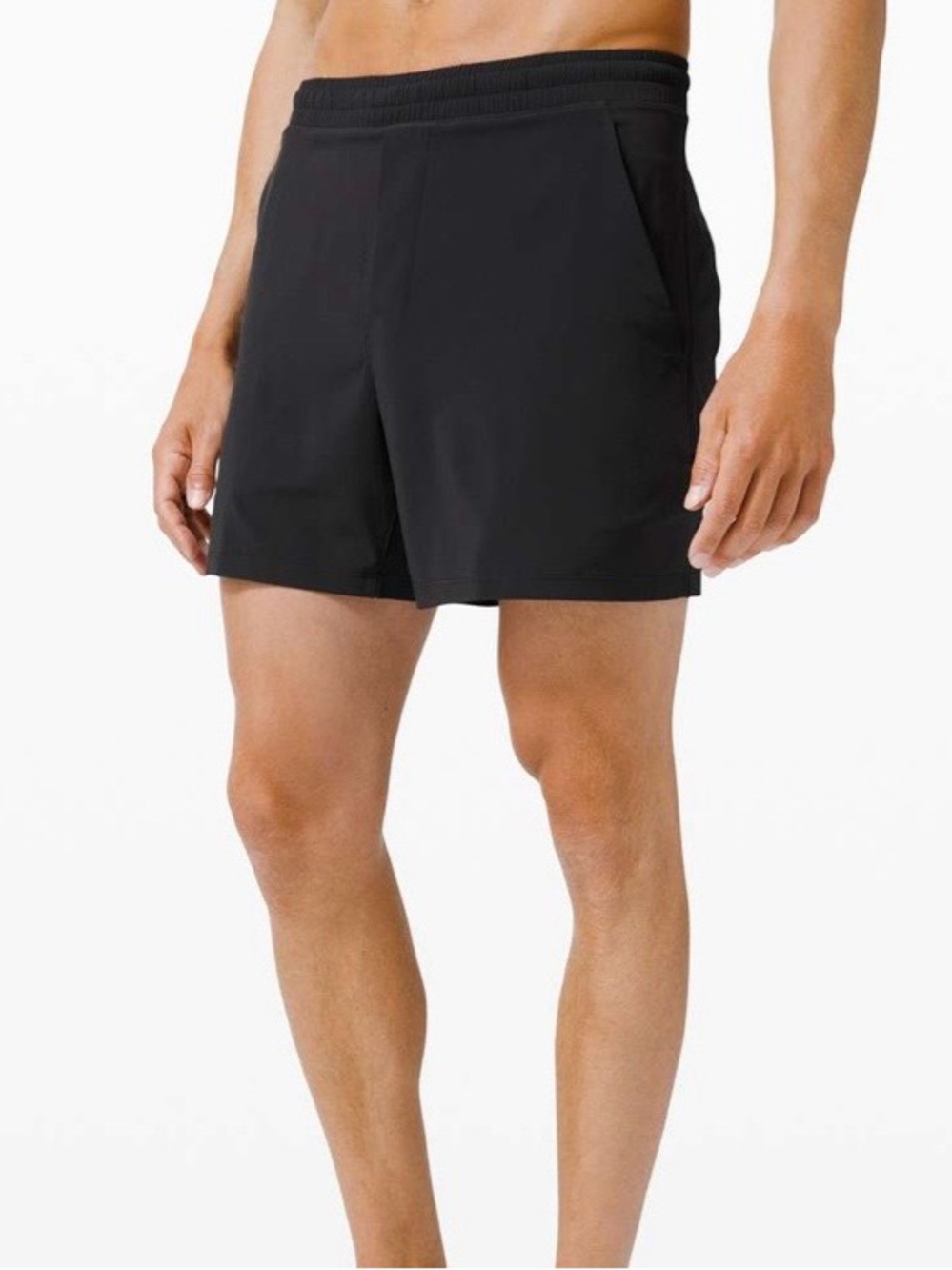Lululemon Pace Breaker Linerless Short 5” in Black